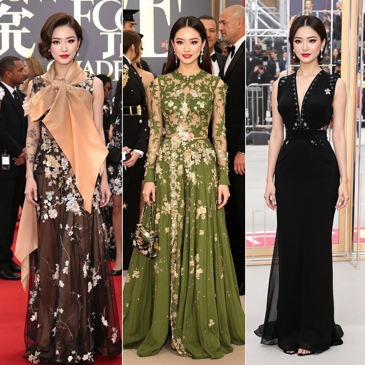 海角吃瓜笔记 - 某女星红毯造型全记录：从翻车到封神